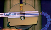 An Exair Cold Gun in operation